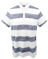 Customer Return Michael Kors Men's Striped Lightweight Polo Shirt-SB-M